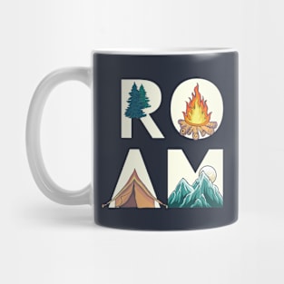 Funny Camping Adventure Roam Mug